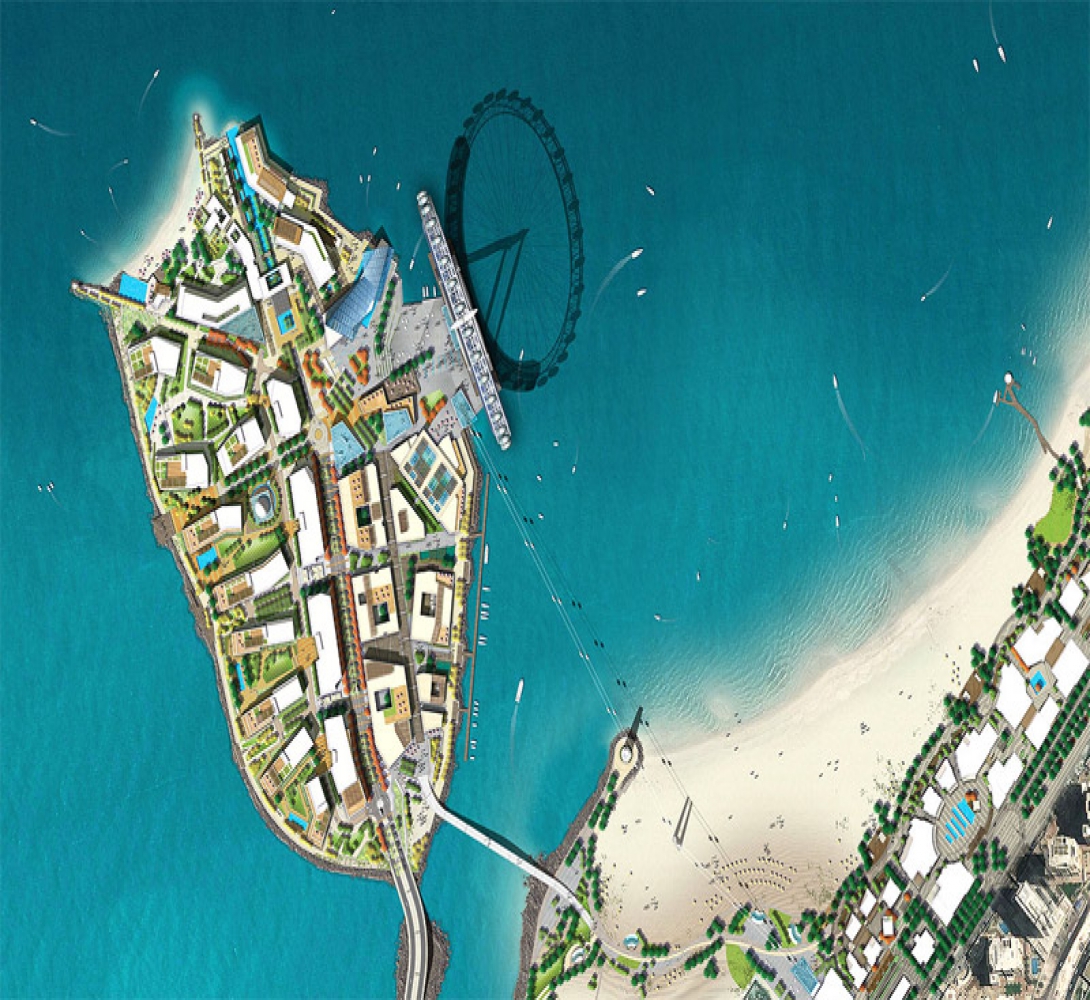 Dubai Bluewater Island / Dubai Eye project